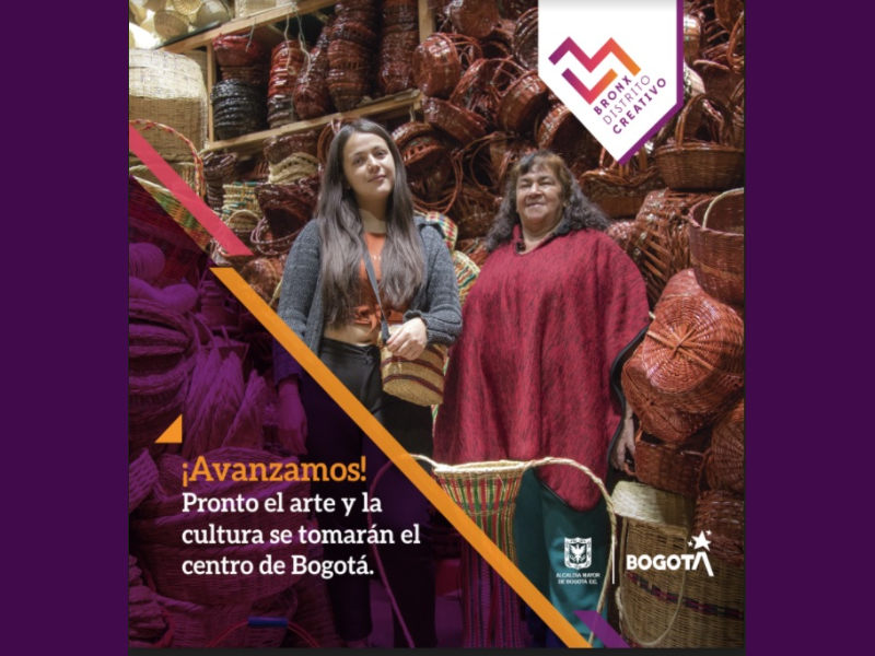 El Bronx Distrito Creativo (BDC) en construcción, pero abierto para la comunidad.