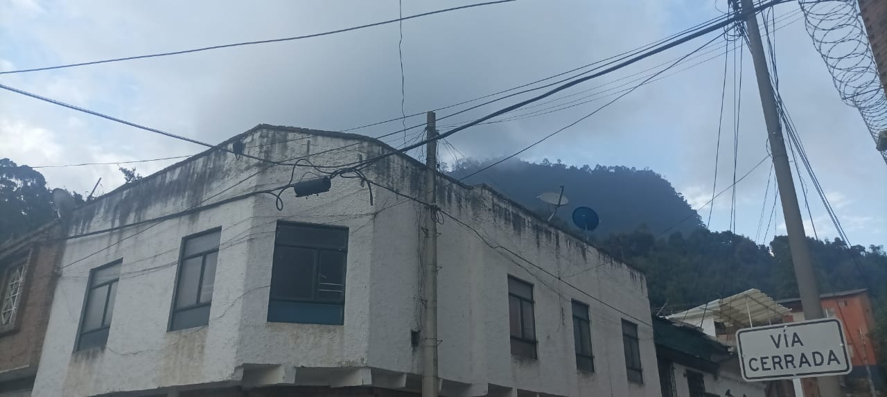 Así se ve la contaminación en Bogotá.