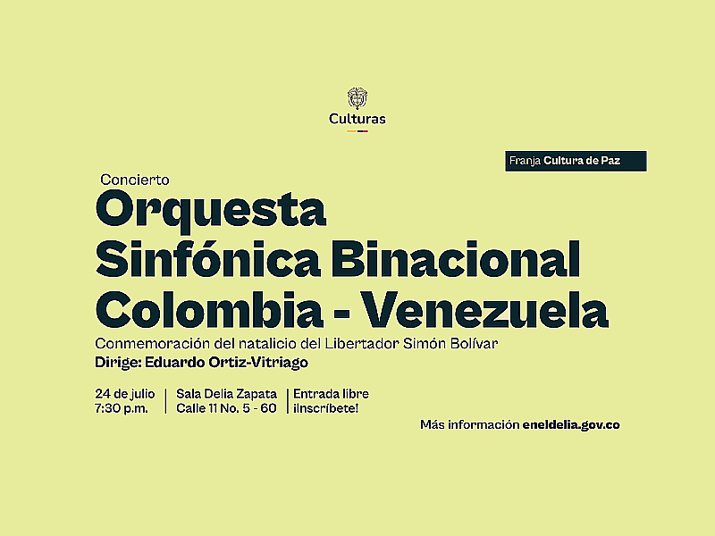 ORQUESTA BINACIONAL COLOMBIA-VENEZUELA EN EL DELIA 24 DE JULIO 2024.