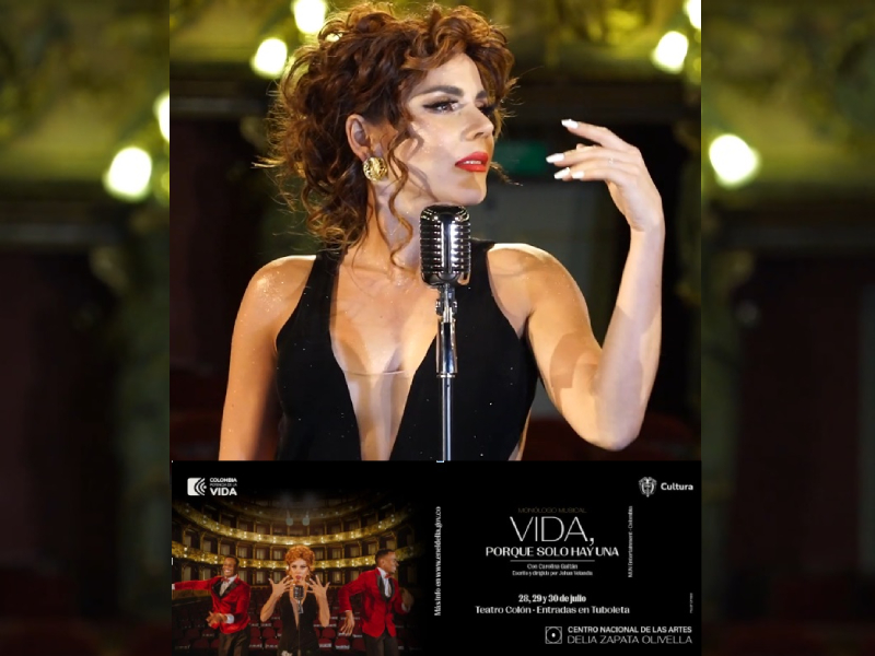 CAROLINA GAITÁN REGRESA A LAS TABLAS CON: "VIDA, PORQUE SÓLO HAY UNA"