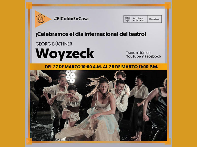 Te invito hoy y mañana a teatro, desde el Colón.